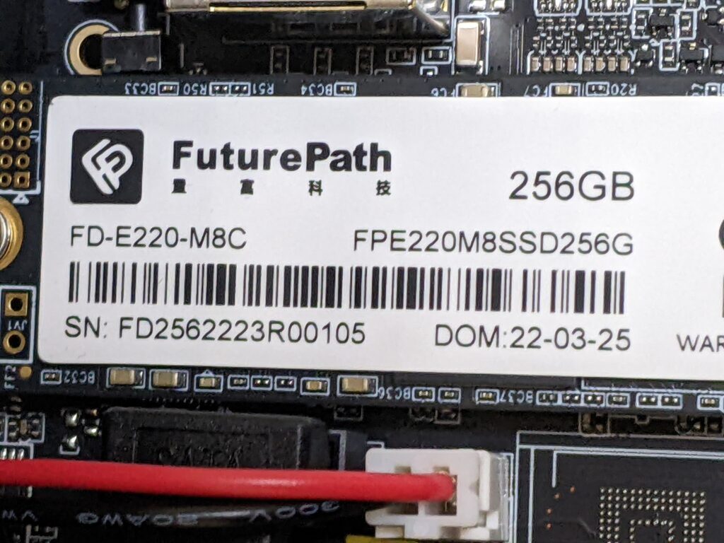 FuturePath NVME is a hard drive we are finding in more and more budget mini PCs.